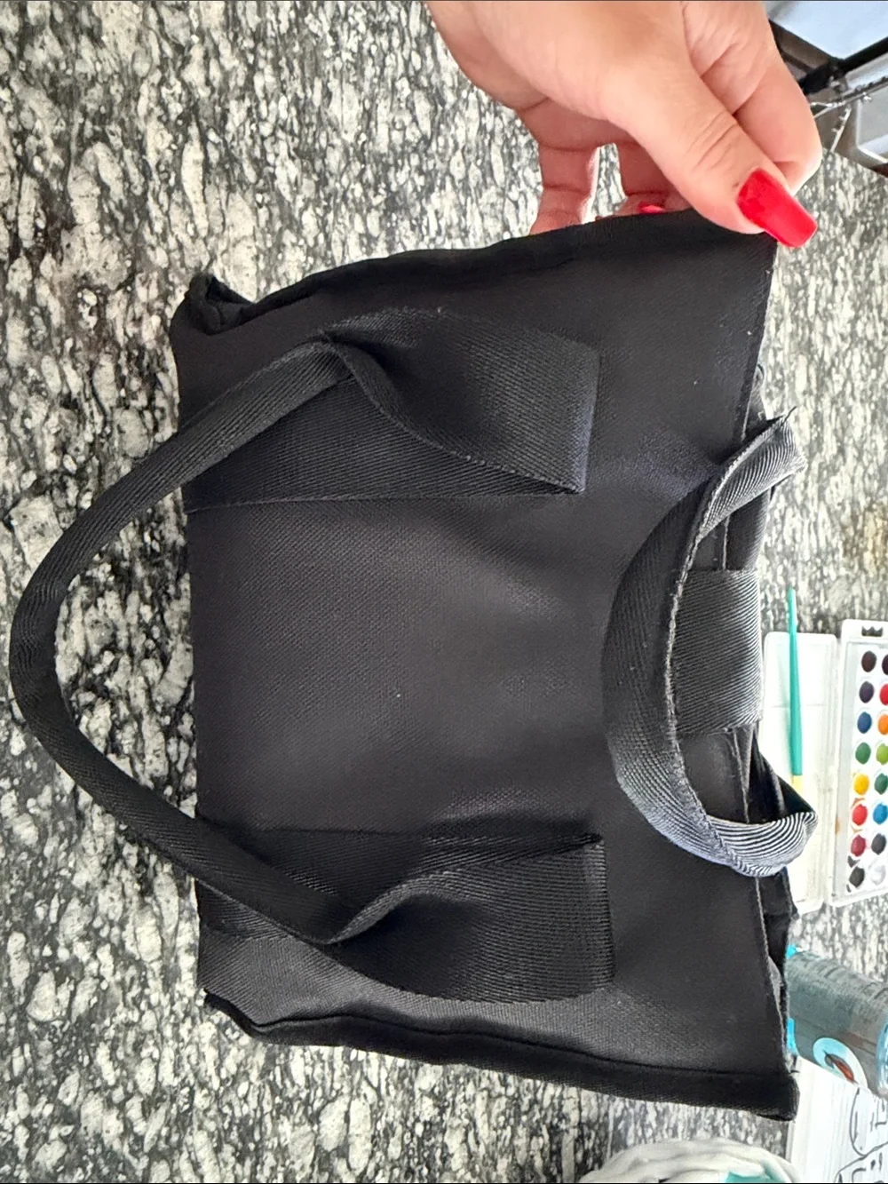 Thermos Black Men's Messenger Bag with D-Ring Accent